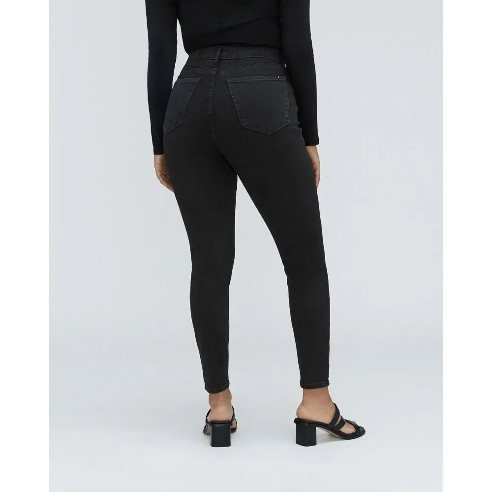 EVERLANE The Curvy Way-High Skinny Jean in Black‎ Size 23